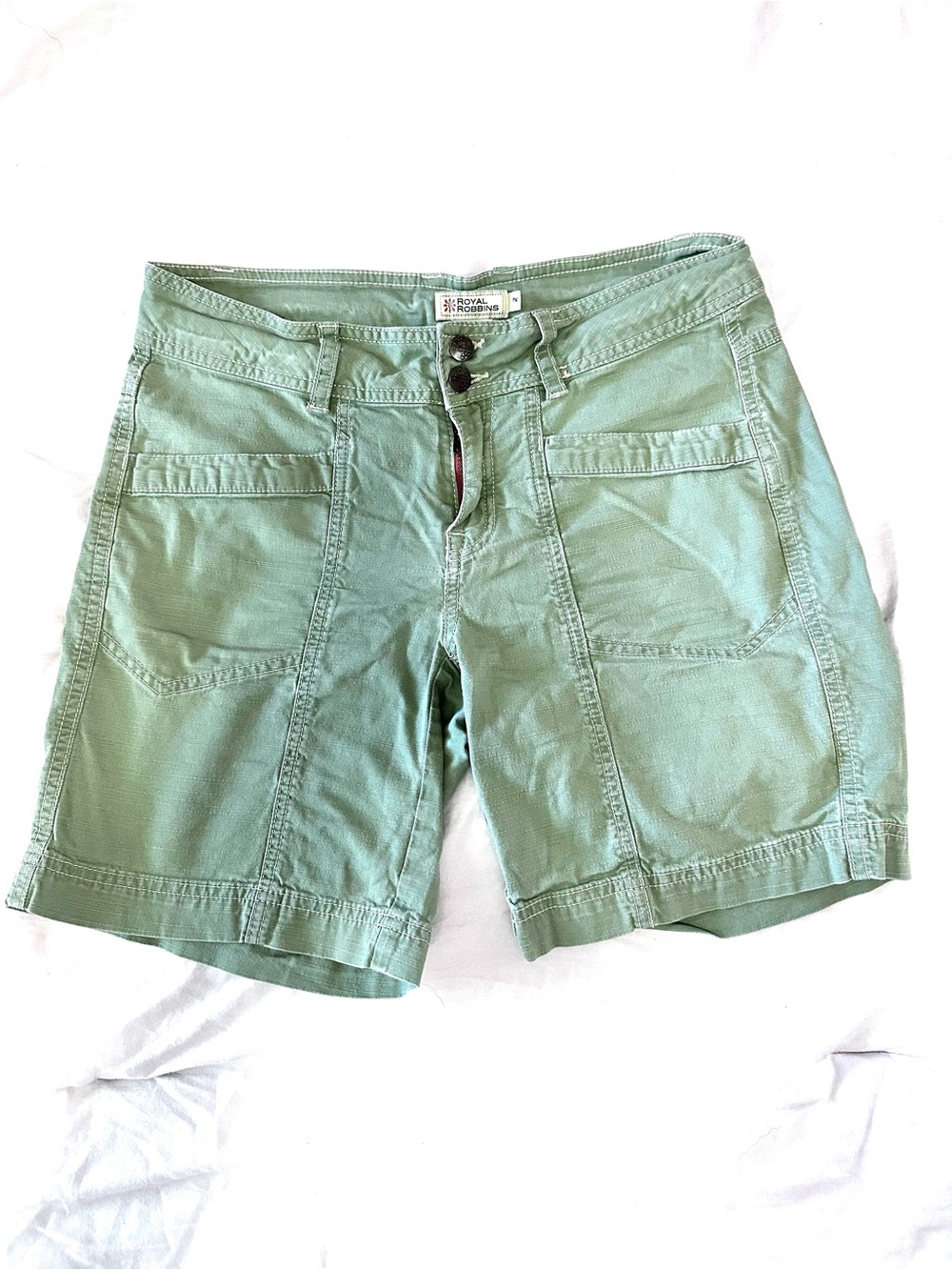 Royal Robbins Green Women's Utility Shorts